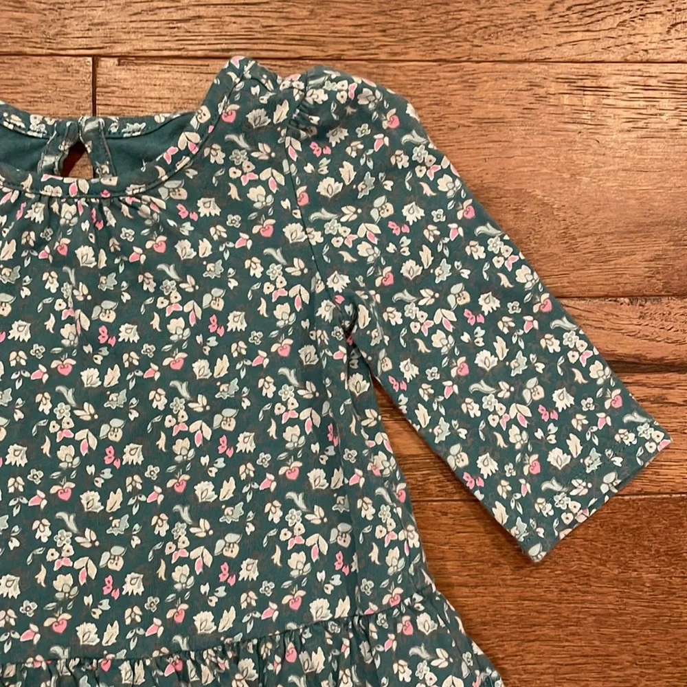 Baby Gap Girls Flowered Top Tunic - Size 3-6 months - 100% Cotton Baby Clothes